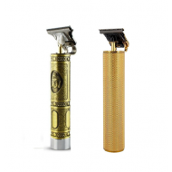 1 + 1 GRATIS - Aparat de tuns profesional, reincarcabil, fara fir, Buddha  + Aparat electric de tuns/conturare, reincarcabil, fara fir, auriu
