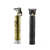 1 + 1 GRATIS - Aparat de tuns profesional, reincarcabil, fara fir, Buddha, auriu  + Aparat electric de tuns/conturare, reincarcabil, fara fir, Buddha, negru