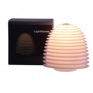 Umidificator dormitor cu lampa si control tactil Aden
