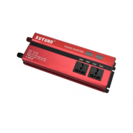 Invertor Auto pentru Sistem Solar, 12V, Display Dublu cu 4 Mufe USB, 2 Iesiri