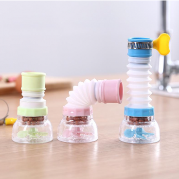 Set 2 Adaptoare flexibile pentru robinet, Plastic/PVC, 360 de grade, 9 cm
