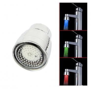 Cap de robinet cu LED multicolor Aden