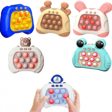 Quick Push Fidget Jucărie Senzorială pentru Copii - Mâner de Ciupire ce Oferă Alinare și Reducere a Stresului