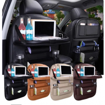 Organizator spatar scaun auto cu buzunare, suport tableta / laptop , multifunctional