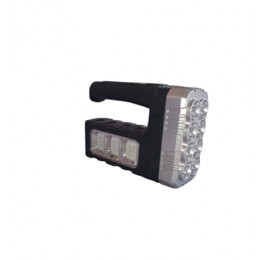 Lanterna cu 8 LED-uri frontal si 36 LED-uri lateral SMD, incarcare solara si USB