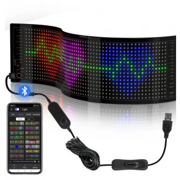 Modul panou publicitar, display RGB, control din Aplicatie, 5V