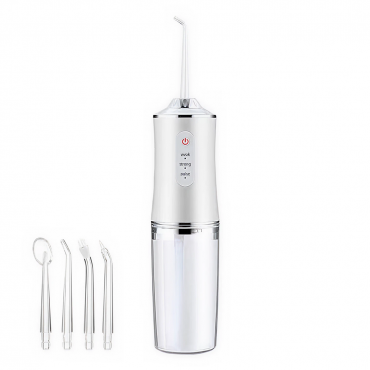  Irigator Oral Portabil Fara Fir | 4 Duze Anti-Tartru 360° | 3 Moduri Curatare | IPX7 | Baterie 1400mAh 30 Zile | Incarcare USB-C 