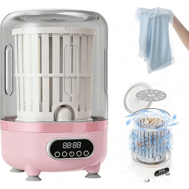 Mini Masina De Spalat Portabila | Capacitate 3L | Spalare Si Stoarcere | Sterilizare Cu Lumina Albastra | Pentru Lenjerie Si Sosete